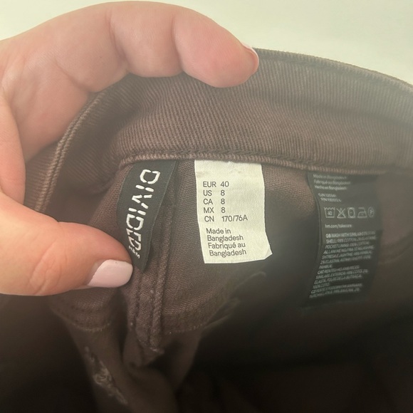 Brown colored jeans Divided size 8 - Picture 5 of 5